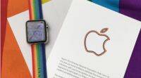 LGBT骄傲游行: 苹果礼品限量版彩虹色表带给员工