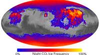 NASA的火星轨道器在红色星球上发现了二氧化碳冰