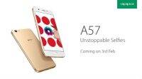 Oppo A57“专注自拍”智能手机将于2月3日在印度上市