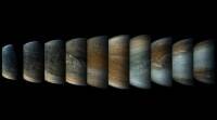 NASA的Juno探测器在木星两极上发现了地球大小的风暴